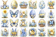 Watercolor Easter Clipart, an Illustration by Libby Wishes (Thumbnail 3 of 4)