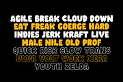 Ohara - Display Font, a Script Font by HIRO.std (Thumbnail 7 of 9)