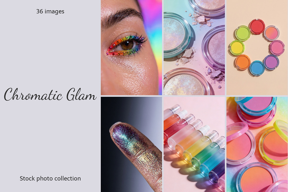 Chromatic Glam, a Beauty & Fashion Photo by AI Petr Creative Agency (Photo 1 of 7)