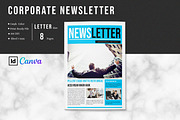 Newsletter Template, a Brochure Template by Template Shop (Thumbnail 1 of 6)