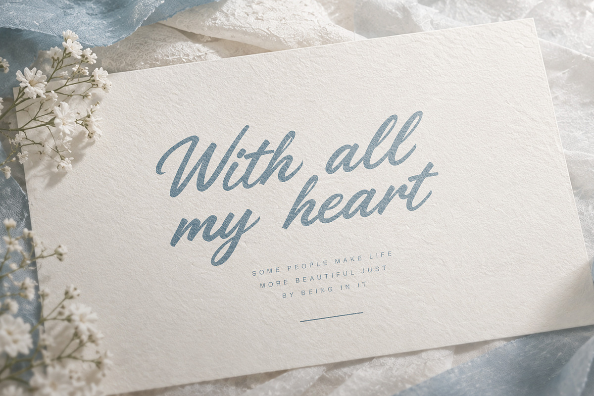 Aureline Celestia – Elegant Script, a Script Font by Brainwave (Photo 5 of 8)