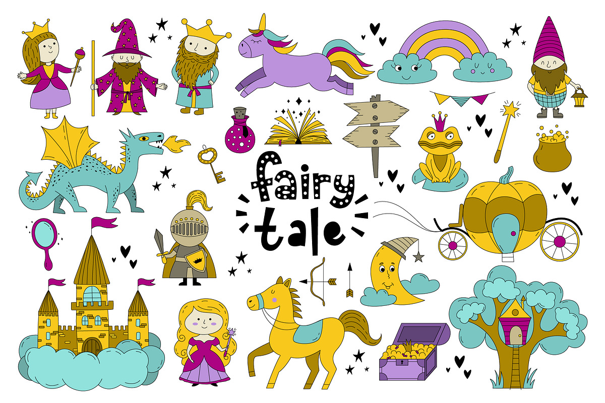 Fairy tale/objects collection, an Object Graphic by Alona Savchuk