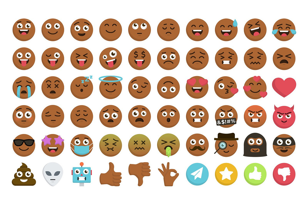 Vector Emoji Icon Set, an Emoji Icon by Medialoot (Photo 6 of 7)