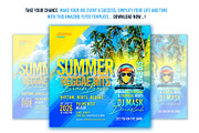 Summer Reggae Hits Flyer Template, a Flyer Template by The Design For Co. (Thumbnail 3 of 3)