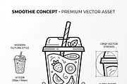 Bundles Vector Café Brunch Icon Set, an Outline Icon by adenpinkstore (Thumbnail 2 of 9)
