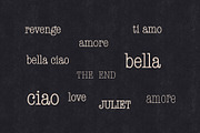 Juliet, Amore Mio graphic set, an Object Illustration by Paper Cherry (Thumbnail 8 of 18)