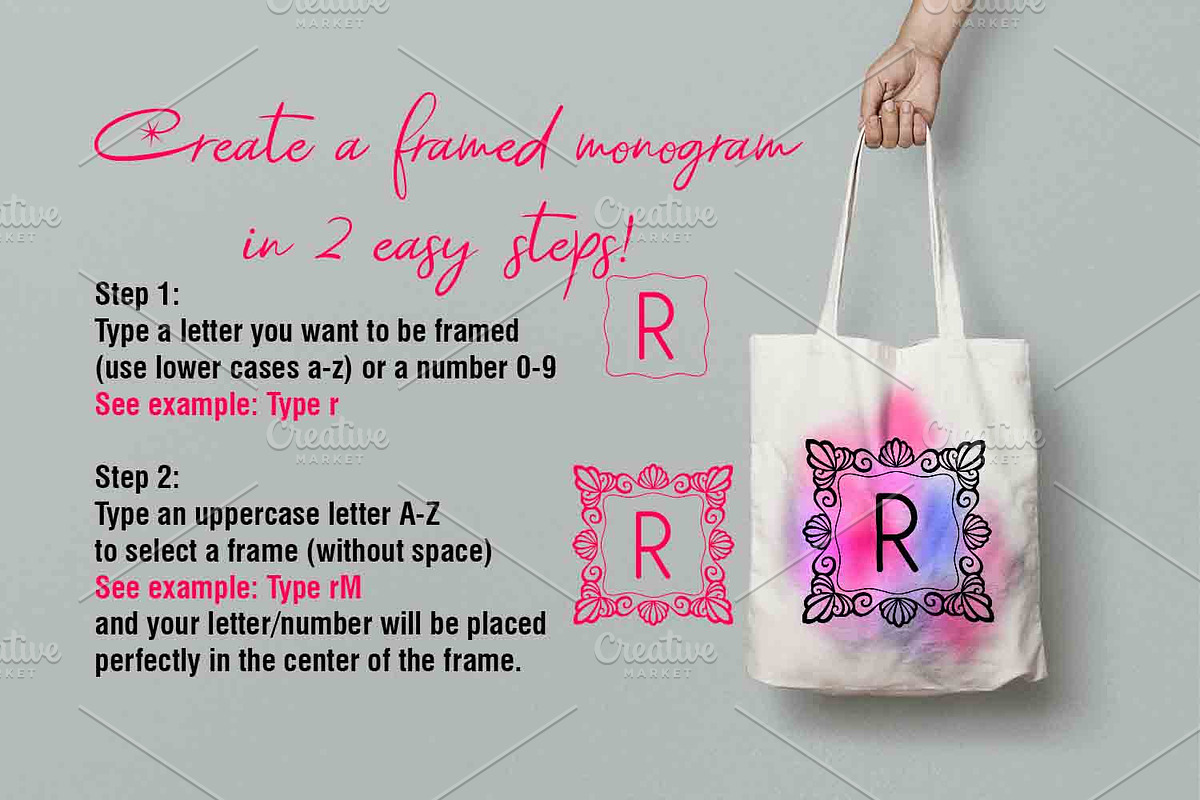Framed monograms preview 5
