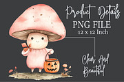 Magic Mushroom Halloween Clipart, a Seasonal Illustration by Rose Art (Thumbnail 7 of 7)