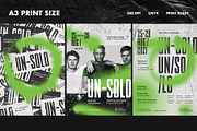 Artist Event Poster Templates, a Flyer Template by Bornx Design (Thumbnail 4 of 8)