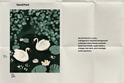 Secret Pond: cottagecore backgrounds, a Background Graphic by PaperJamLab (Thumbnail 4 of 11)