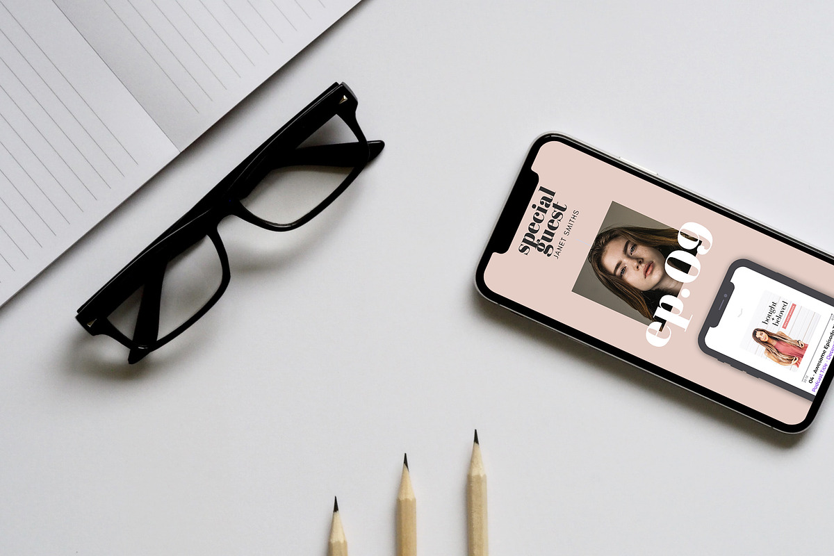 Podcast Bundle for Instagram, a Social Media Template by Roger Coles (Photo 10 of 13)