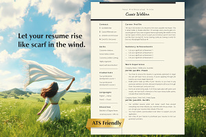 Google Doc Resume Template, CV Word, a Resume Template by Career Canvas
