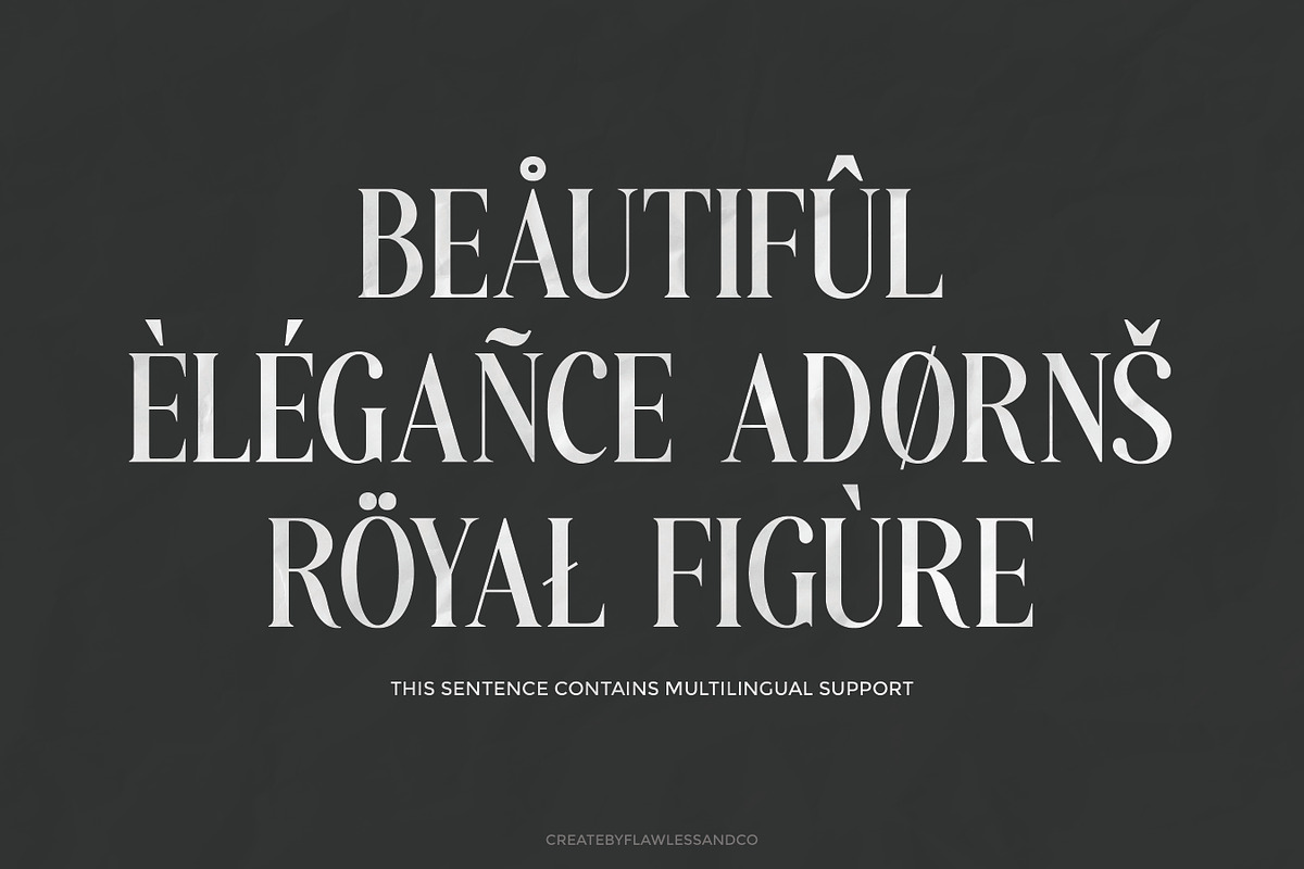 Raslune - Retro Serif Font, a Serif Font by Flawless And Co (Photo 8 of 10)