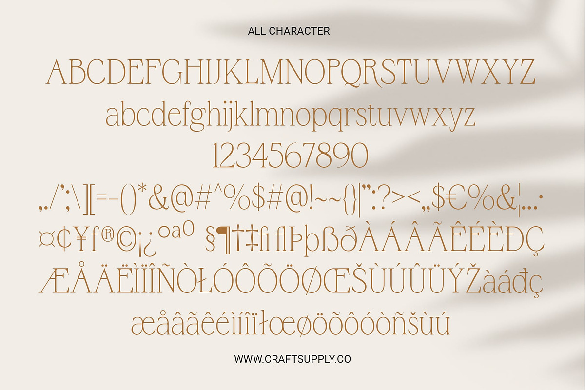 Bornean – Elegant Serif, a Serif Font by Craft Supply Co. (Photo 4 of 8)