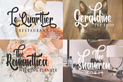 Romanttica-Lovely Brush Script Font, a Script Font by Dm Studio (Thumbnail 5 of 12)