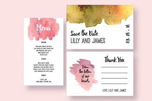 Artsy Wedding Invitation Collection