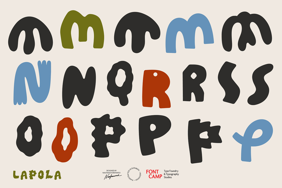 Lapola Letters, a Symbol Font by Fontcamp Type Foundry (Photo 5 of 11)