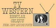 TV Western JNL, a Slab Serif Font by Jeff Levine Fonts (Thumbnail 1 of 5)