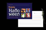 Halloween Party Greeting Card, a Card Template by Neermana (Thumbnail 2 of 4)