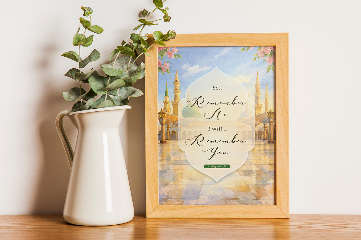 Islamic Quote, a Poster Template by Aarley Kaiven (Photo 4 of 5)