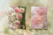 Floral blurry background overlay set, a Background Graphic by Grace Noboa Illustrations (Thumbnail 11 of 12)