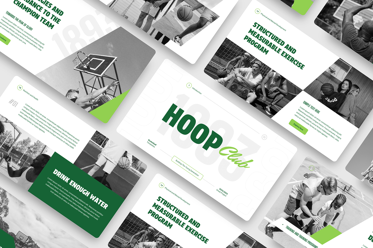 Basketball Sport Keynote, a Presentation Template by YossyOneStd (Photo 1 of 6)