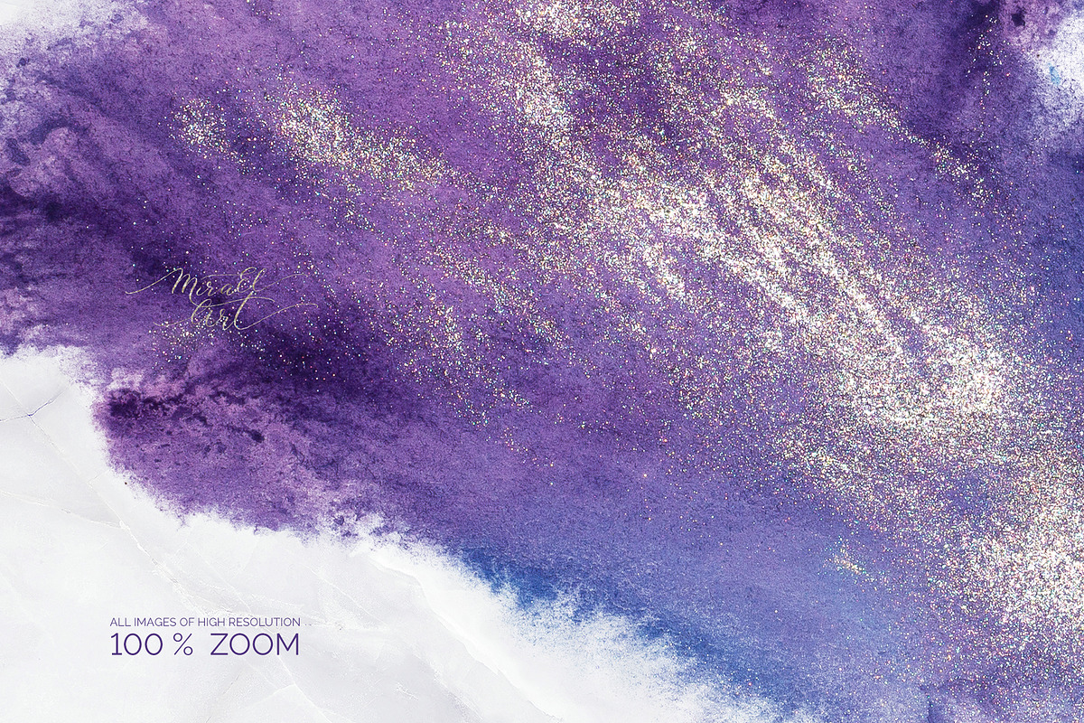 Violet Aura. Abstract design, a Texture Illustration by MiraEl Art (Photo 26 of 29)