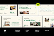 Clean Business Plan PowerPoint, a Presentation Template by Neermana (Thumbnail 1 of 4)