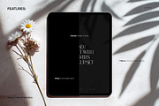 iPad Pro Flowers Display Mockup Set, an iPad Mockup by creatsy5 (Thumbnail 3 of 7)