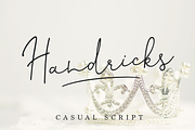 Handricks, a Script Font by Larin Type Co. (Thumbnail 1 of 6)