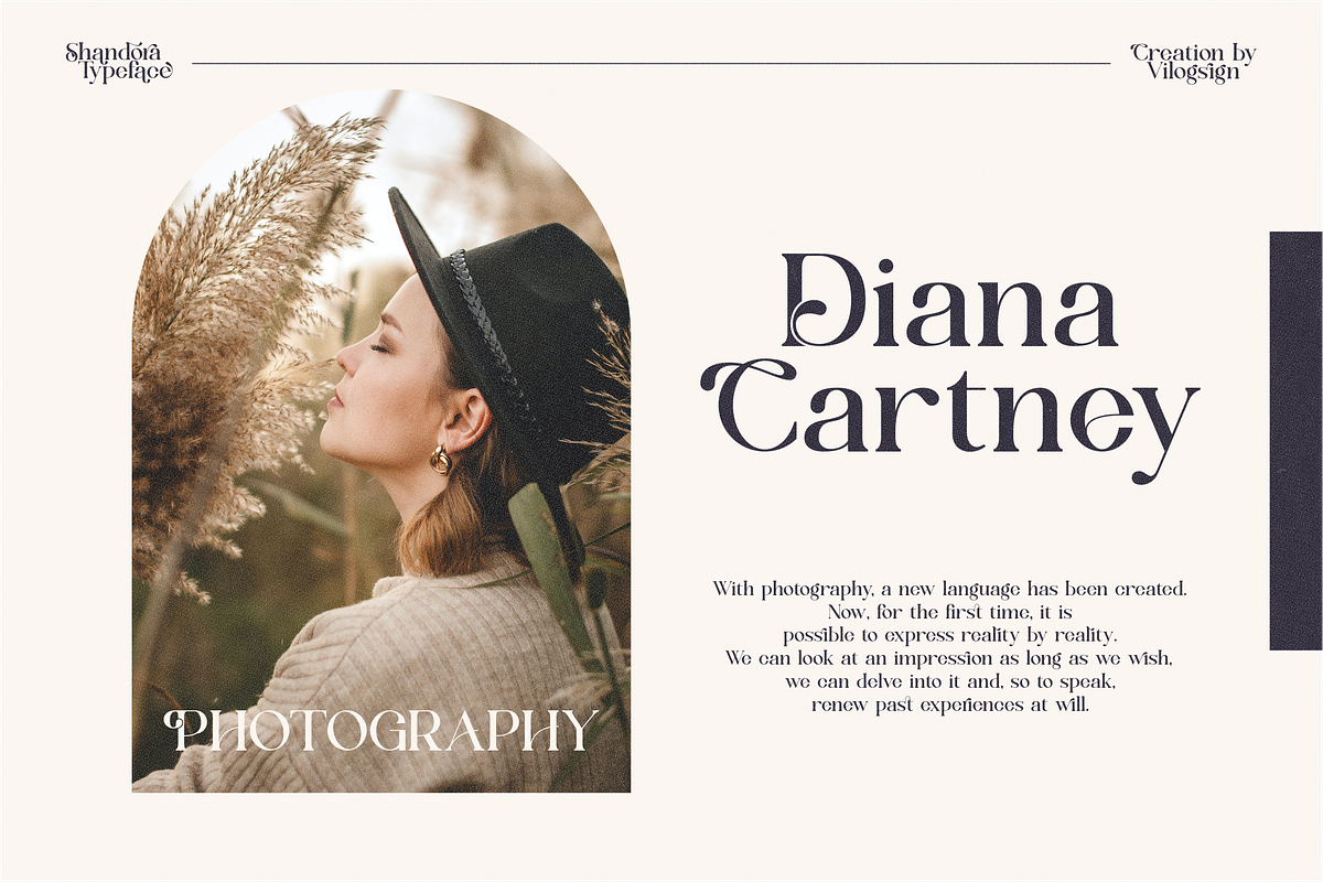 Shandora a Modern Serif Font, a Serif Font by Vilogsign (Photo 6 of 15)