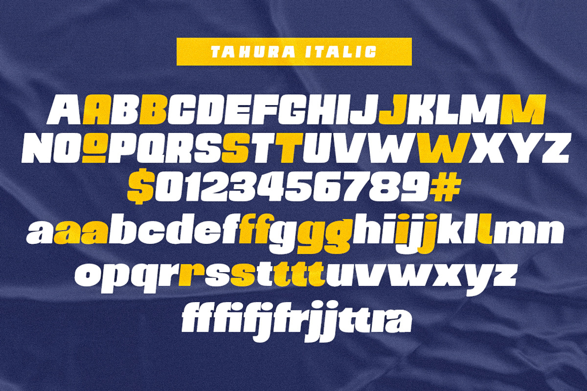 Tahura, a Sans Serif Font by Dora Typefoundry (Photo 12 of 15)