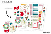 75+ Holiday Digital Stickers PNG+GN5, a Stationery Template by Bella+Sophia Creative (Thumbnail 2 of 5)