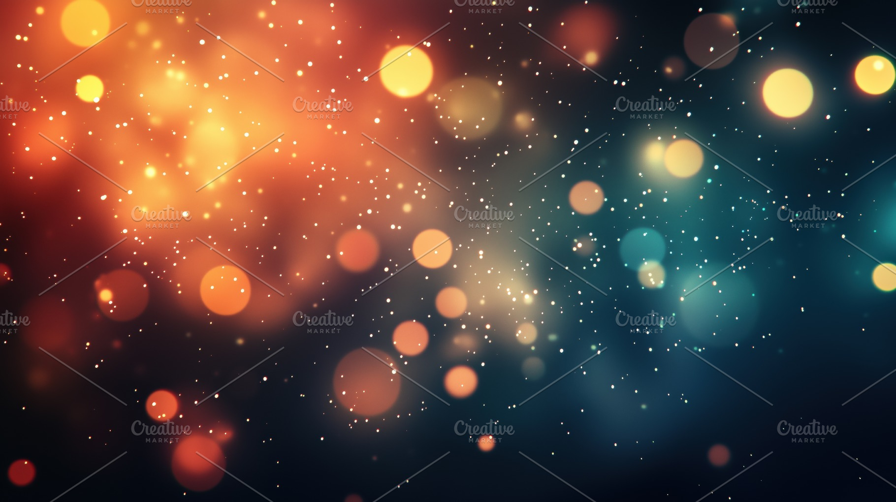 A vibrant abstract background featuring a blend of colorful bokeh lights in ora, a Photo by Textures & Backgrounds