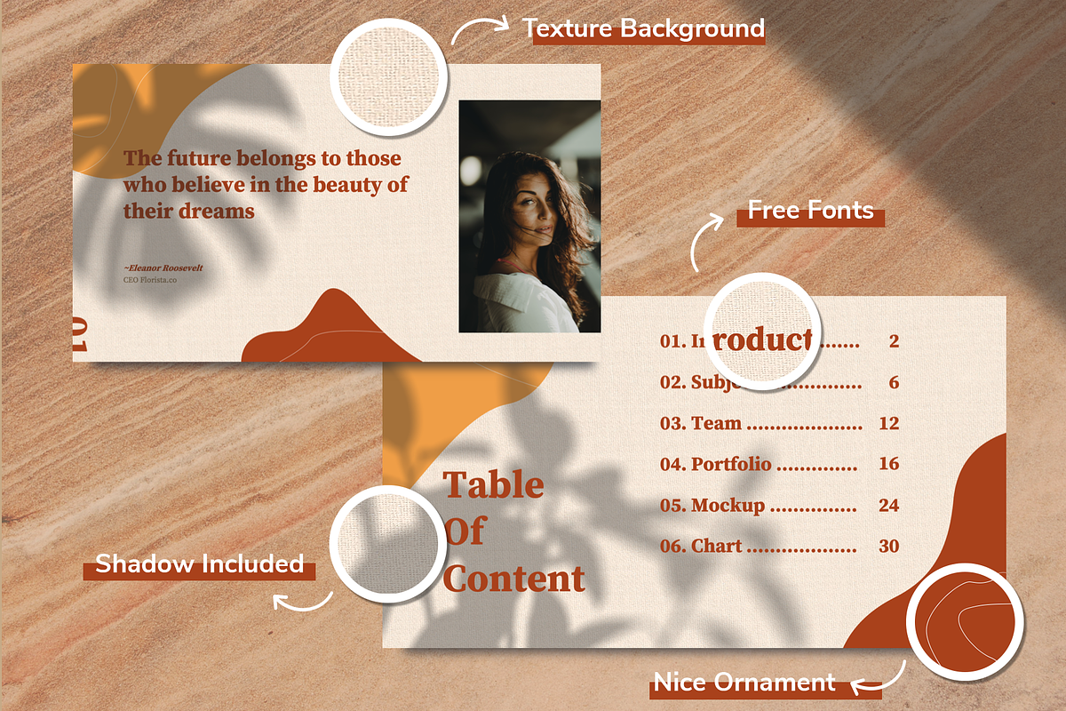 MAVIS - Abstract Lookbook Powerpoint, a Presentation Template by Masdika Studio (Photo 3 of 9)