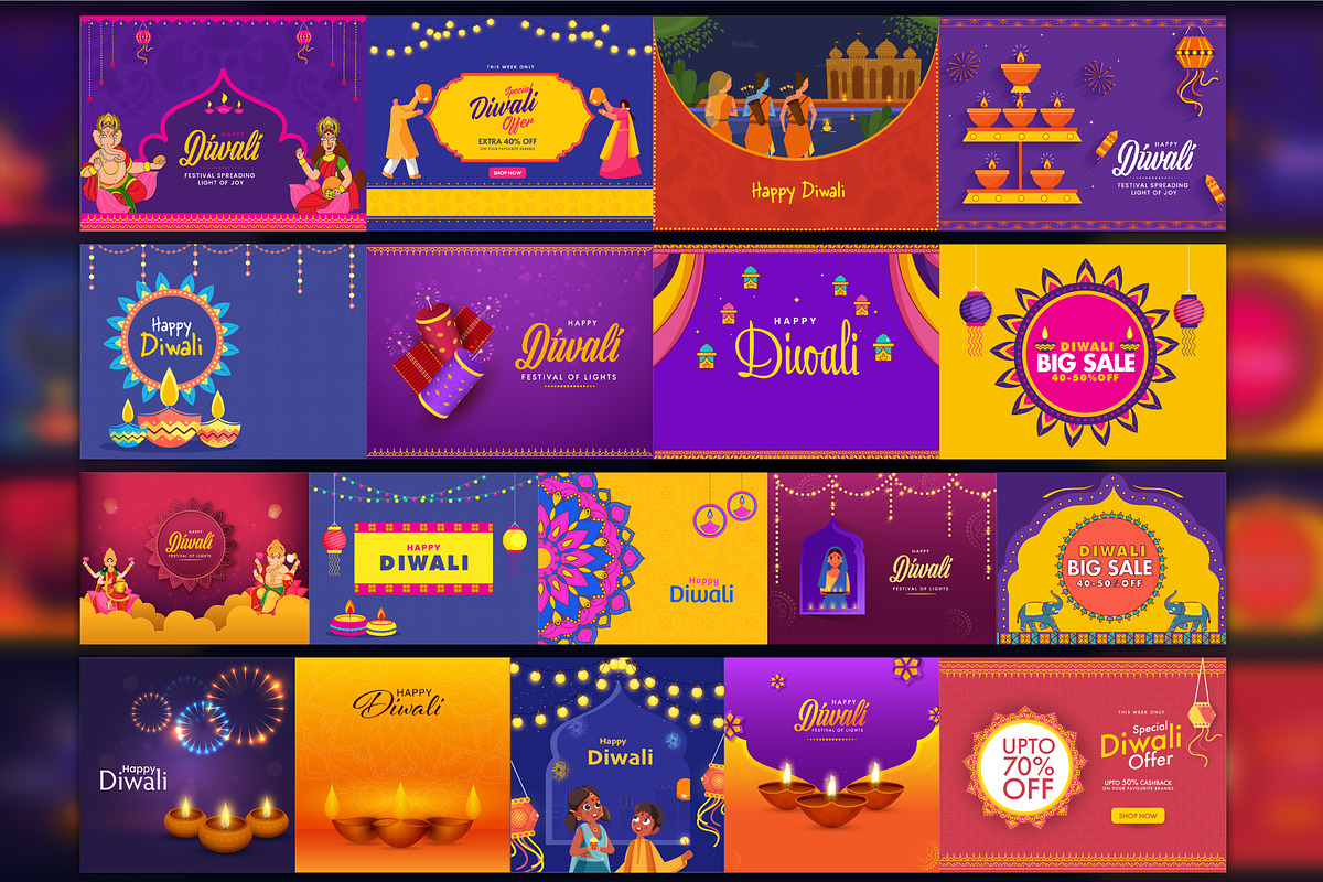 Diwali Bundle 2021 - Vol 1, an Object Graphic by Allies Interactive (Photo 4 of 4)