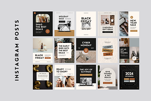 Q4 Sales Canva Templates