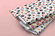 Dog paw seamless pattern, a Pattern Graphic by Digital Studio (Thumbnail 2 of 6)