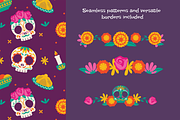 Day Of The Dead Festival Element Set, a Seasonal Illustration by Invisual Studio (Thumbnail 8 of 10)