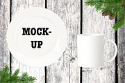 Mug Mockup Christmas bundle, a Cups & Container Mockup by VetalStock (Thumbnail 2 of 2)