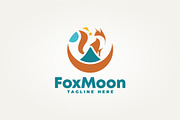fox with view of the mountains logo, a Branding & Logo Template by Blazybone (Thumbnail 1 of 2)