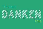 Danken, a Font by Etewut (Thumbnail 6 of 6)