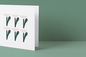 Folded Greeting Card Mockup Bundle