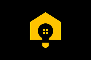 light interior house minimalist logo, a Branding & Logo Template by devastd
