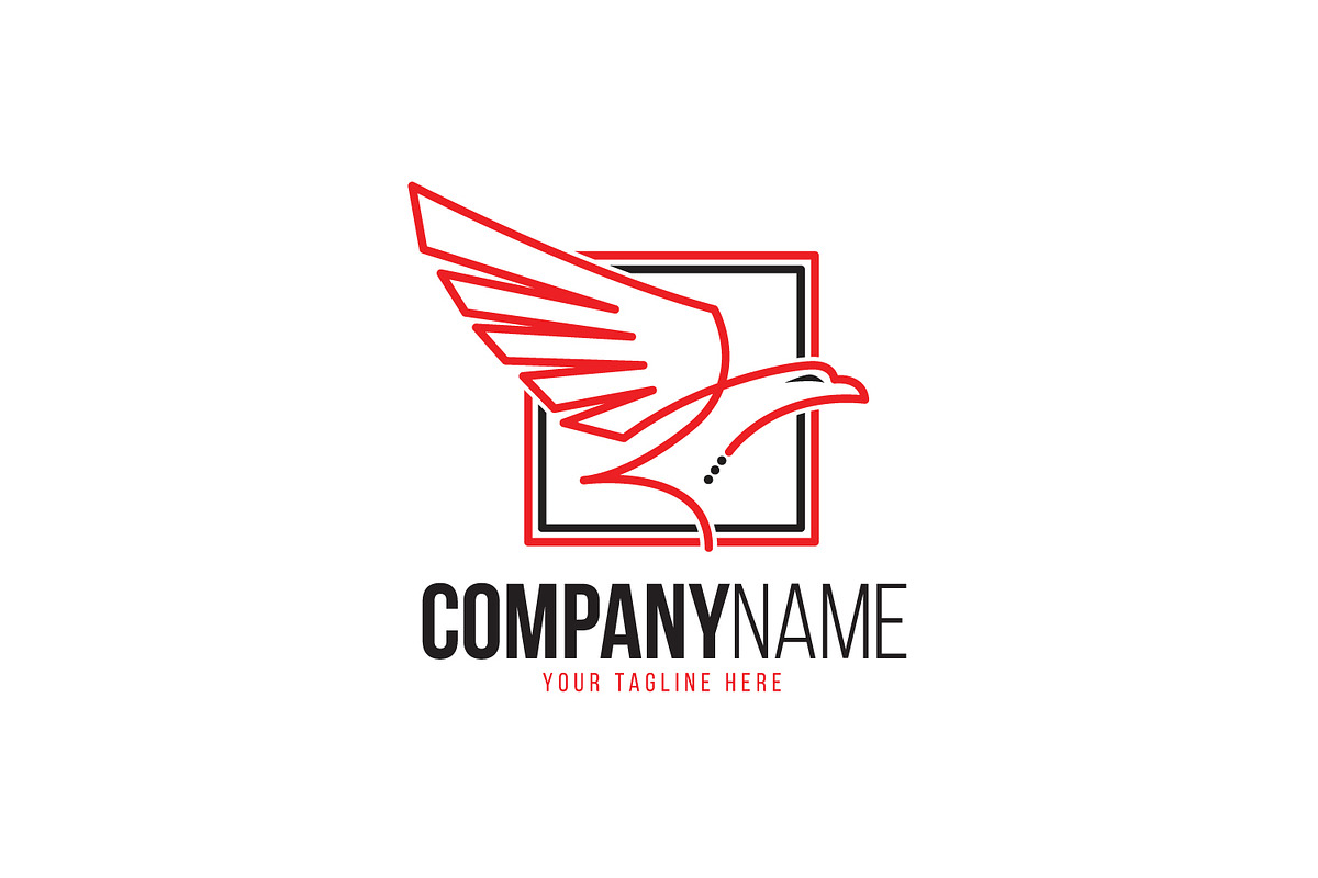 Line Bird Logo, a Branding & Logo Template by Xoovion