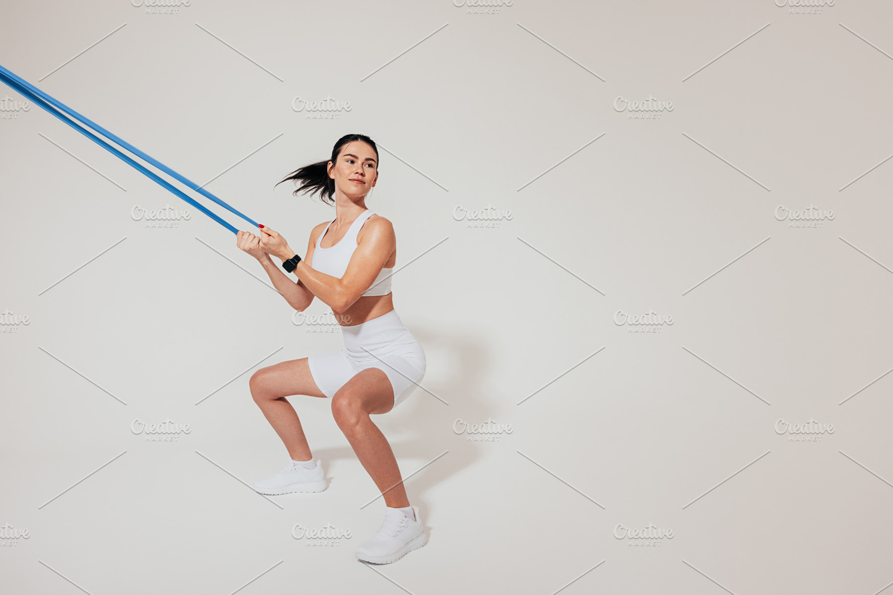Young slim woman doing sit-ups, a Sports & Recreation Photo by Artem Varnitsin