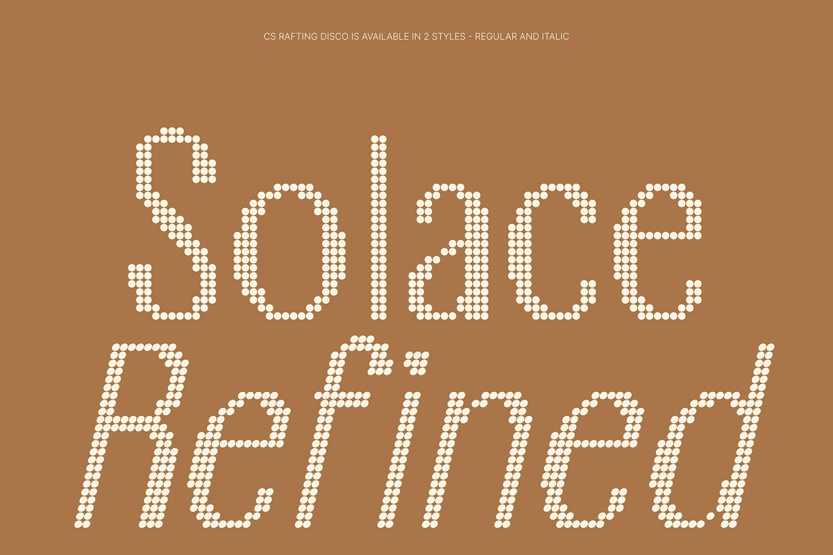 CS Rafting Disco, a Sans Serif Font by Craft Supply Co. (Photo 3 of 8)