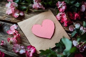 Elegant Valentines Day card, a Photo by Pavel_design
