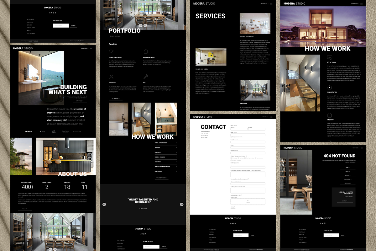 Squarespace Template Interior Design, a Squarespace Template by Onyx Templates (Photo 5 of 9)