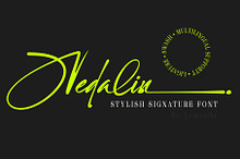 Nedalin | Signature Font